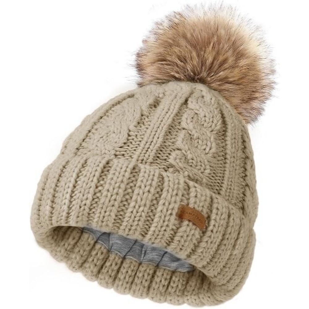 Baby Winter Hat Toddler Beanie Baby Girls Boys Hat Warm Cotton Lined - Size 2-6Y